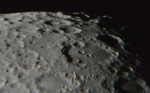 Krater Clavius (średnica 225km, głębokość 3,5km)